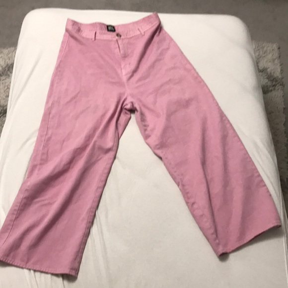 Pink Wide Legged Jeans from Urban Outfitters (BDG) - Picture 1 of 2